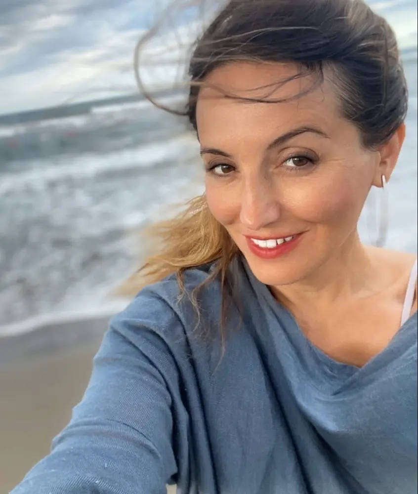 Dr. Venera Bekteshi by the sea